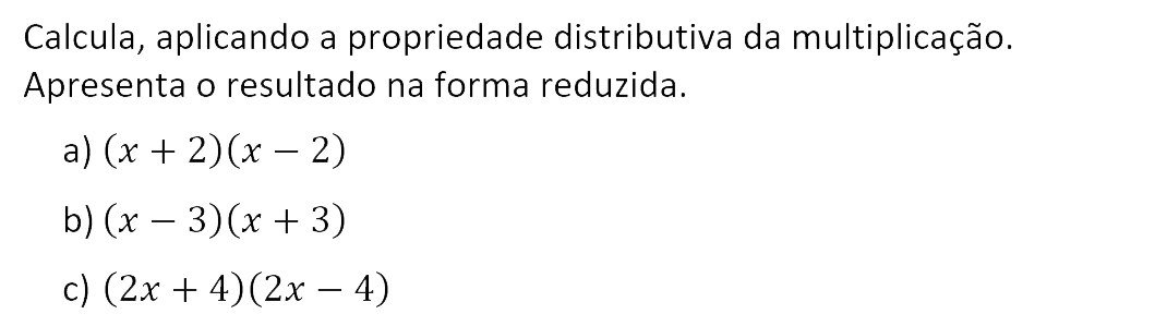 Exercício de matemática do 10º ano