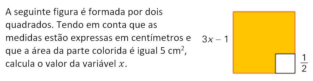 Exercício de matemática do 10º ano
