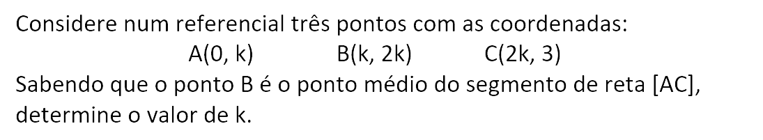 Exercício de matemática do 10º ano