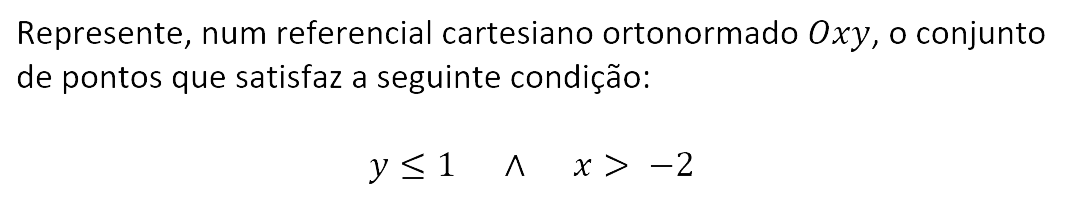 Exercício de matemática do 10º ano