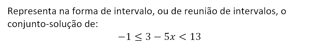 Exercício de matemática do 10º ano