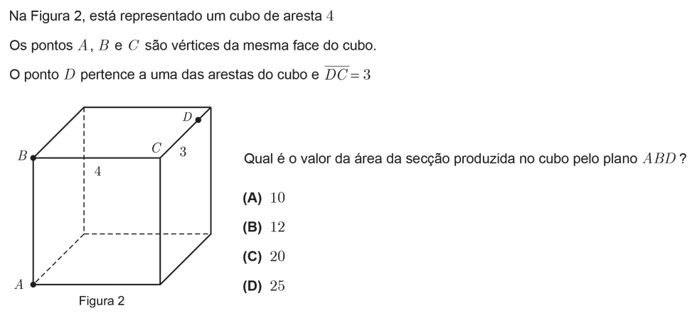 Exercício de matemática do 10º ano