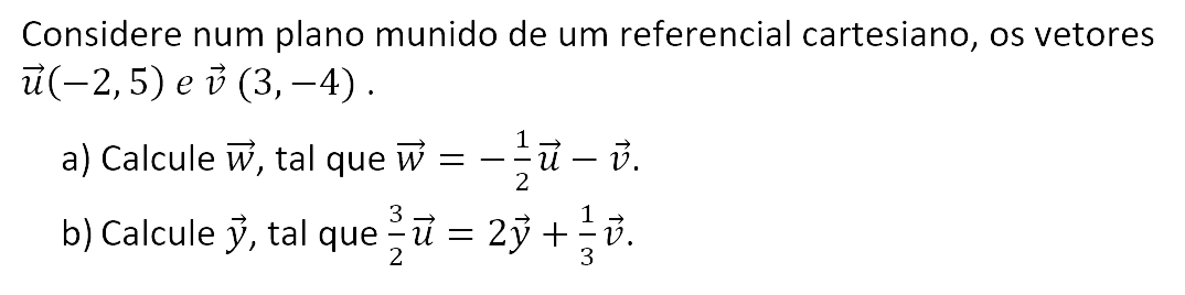 Exercício de matemática do 10º ano