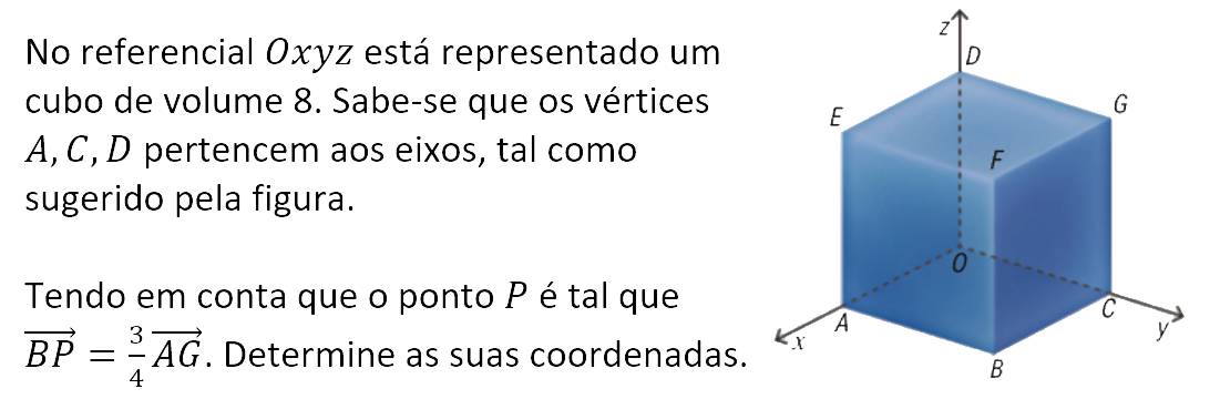 Exercício de matemática do 10º ano