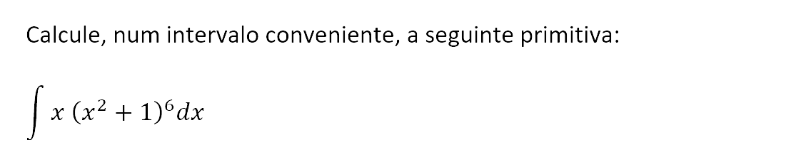 Exercício de matemática do 13º ano