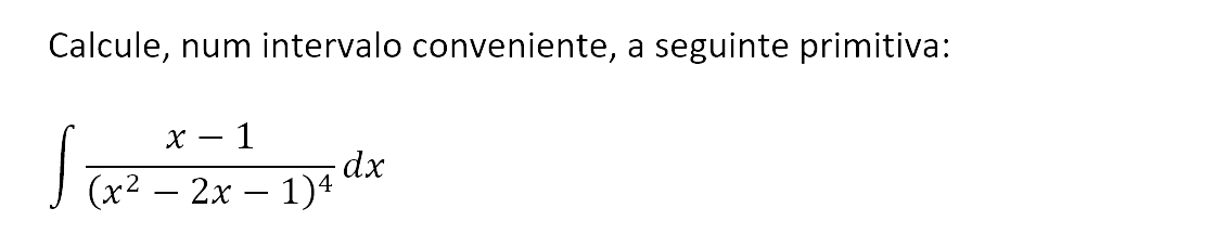 Exercício de matemática do 13º ano