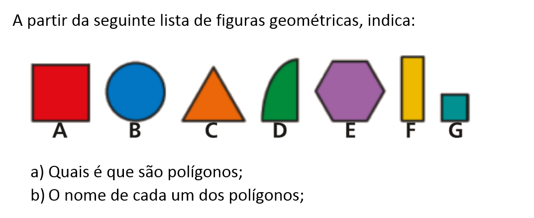 Atividade de Matemática 5 ano - Polígonos