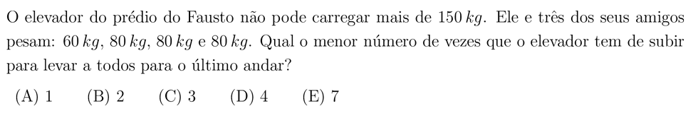 desafio/problema matemático do dia