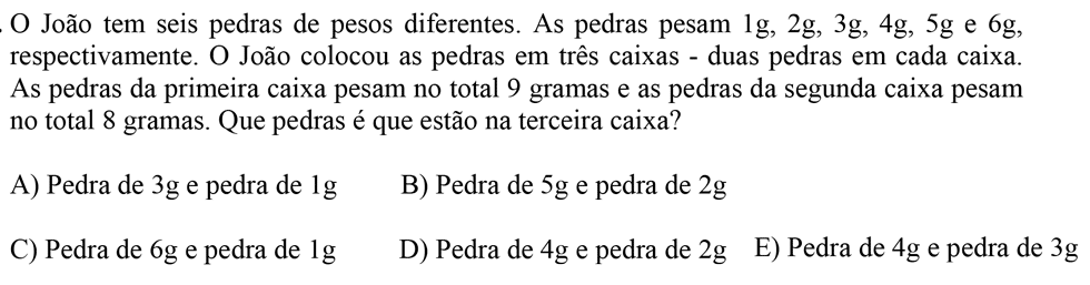 desafio/problema matemático do dia