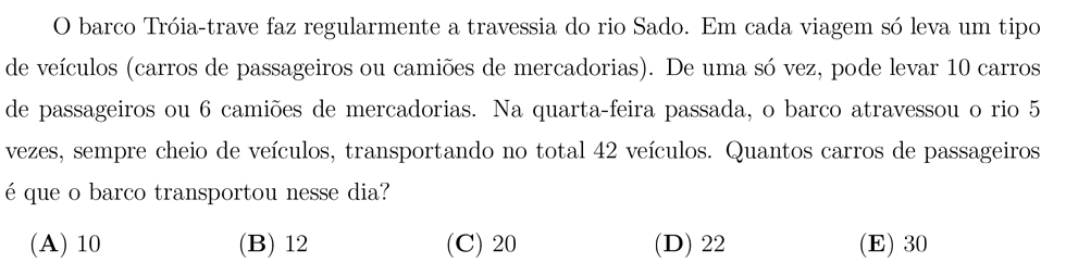 desafio matemático do dia