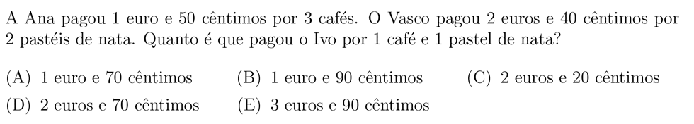 desafio matemático do dia