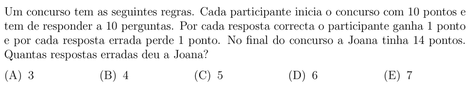 desafio matemático do dia