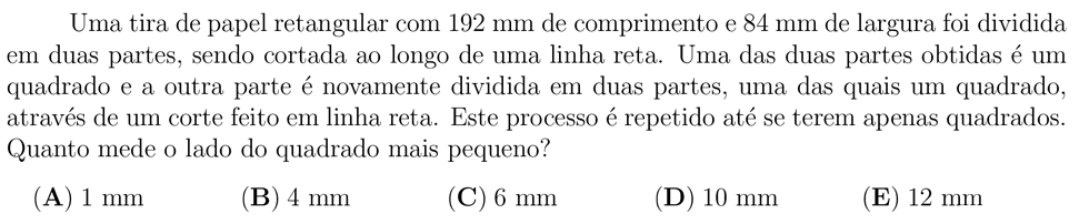 desafio matemático do dia