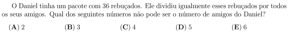 desafio matemático do dia
