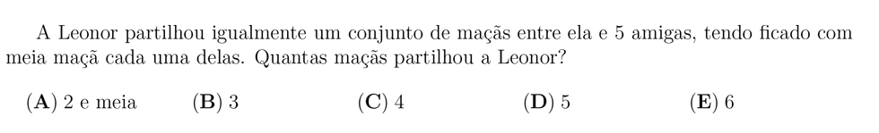 desafio matemático do dia
