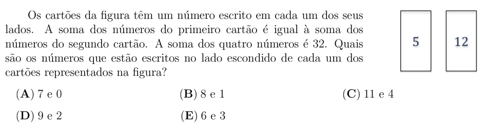 desafio matemático do dia