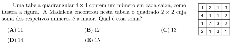 desafio matemático do dia