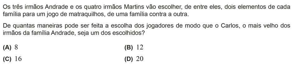 Exercício de escolha múltipla com origem no teste intermédio de matemática do 12º ano, publicado em 2013-02-28.
