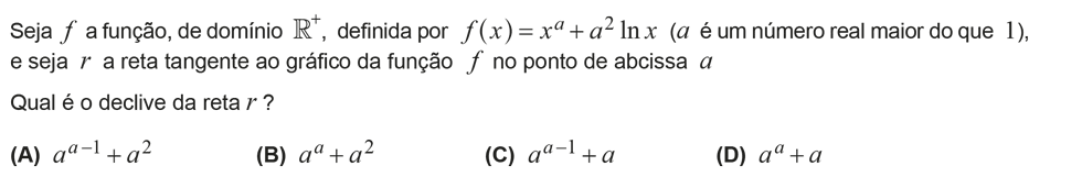Exercício de escolha múltipla com origem no teste intermédio de matemática do 12º ano, publicado em 2013-05-24.