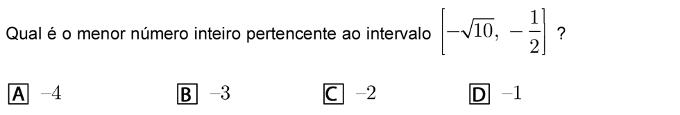 Exercício de escolha múltipla com origem no exame nacional de matemática do 9º ano, publicado em 2008, 2ª fase.
