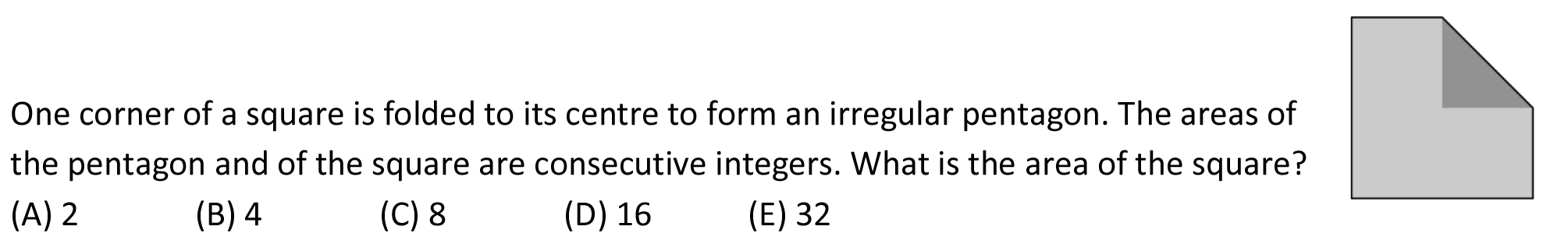Mathematical problem / challenge of past days