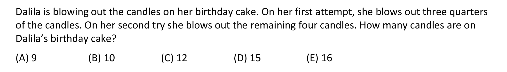 Math challenge of the day