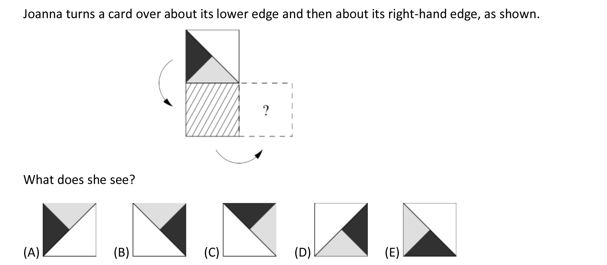Mathematical problem / challenge of past days