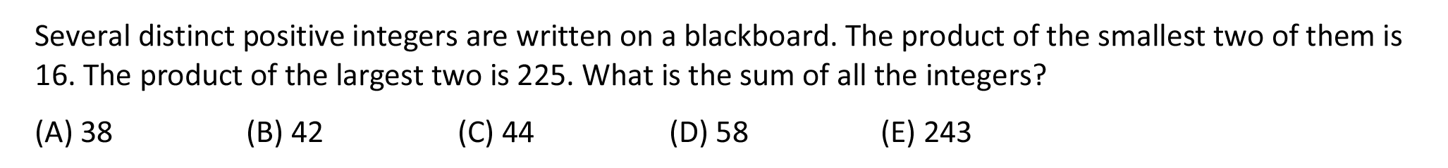 Mathematical problem / challenge of past days