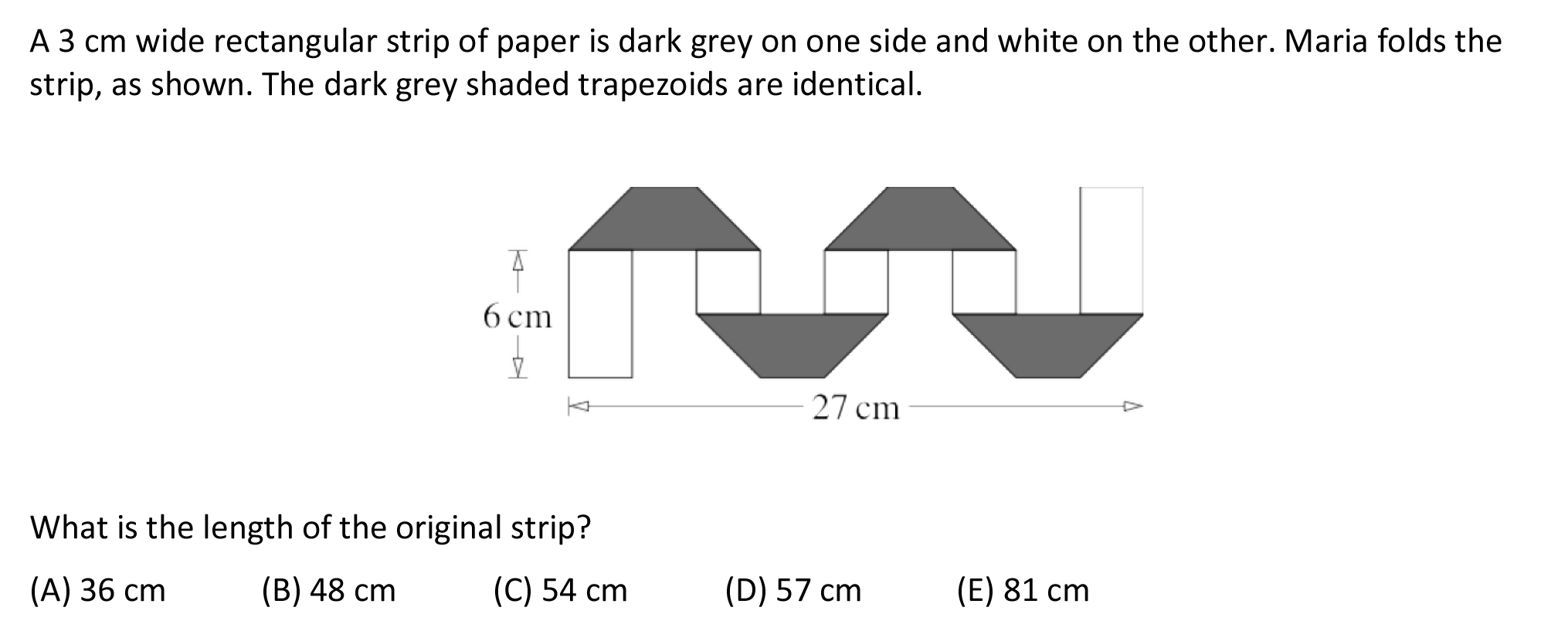Mathematical problem / challenge of past days