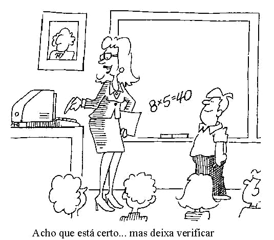 imagem com humor matemático do dia