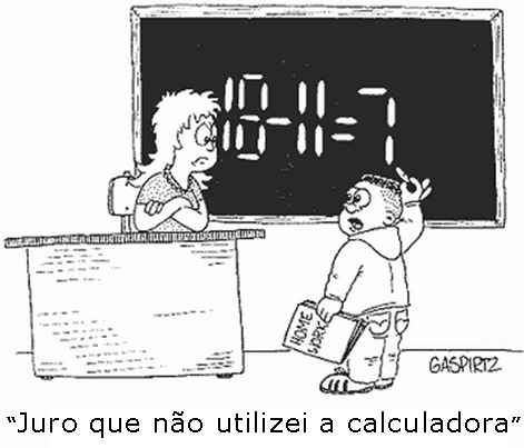 imagem com humor matemático do dia