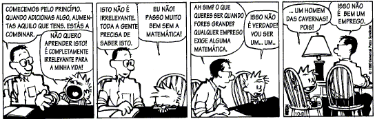 imagem com humor matemático do dia