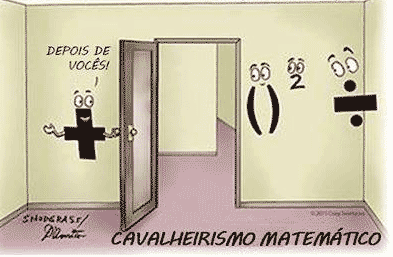 imagem com humor matemático do dia