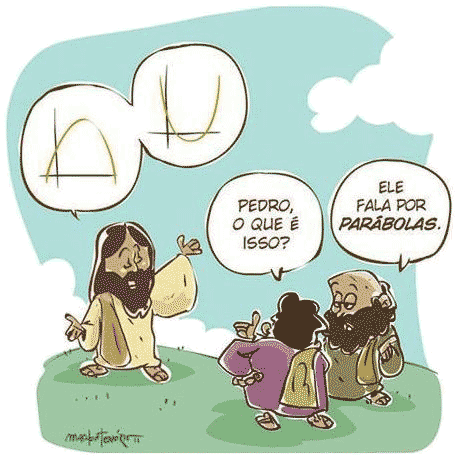imagem com humor matemático do dia