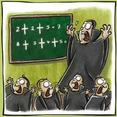 imagem com humor matemático do dia