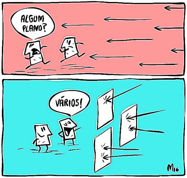 imagem com humor matemático do dia
