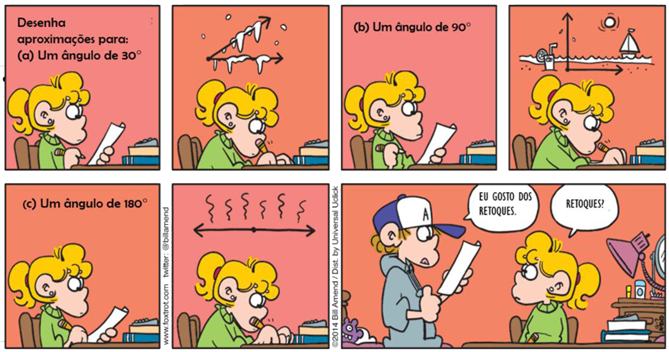 imagem com humor matemático do dia