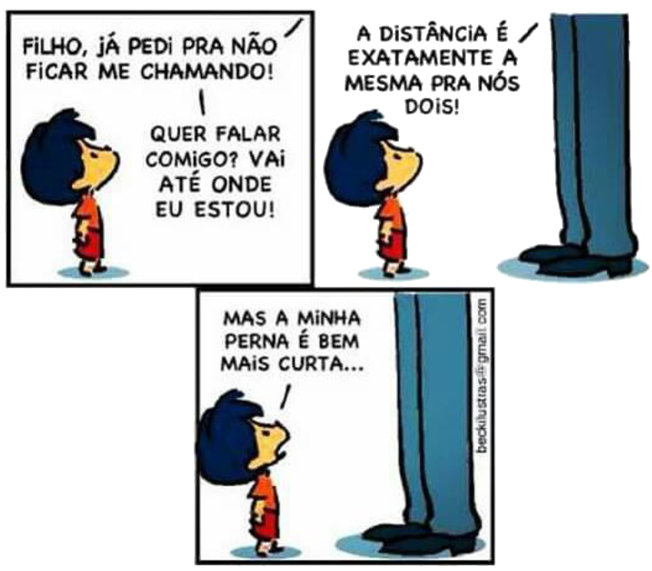 imagem com humor matemático do dia
