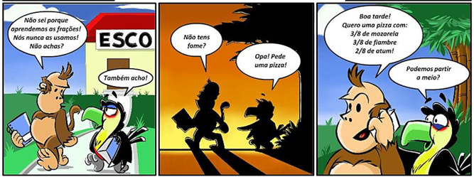 imagem com humor matemático do dia