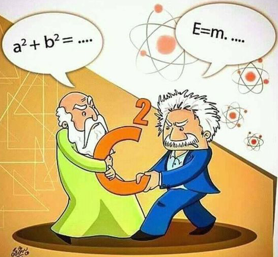 imagem com humor matemático do dia