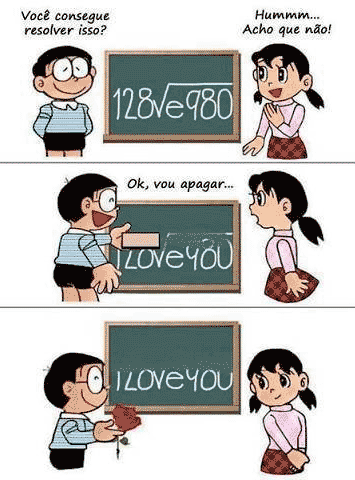 imagem com humor matemático do dia