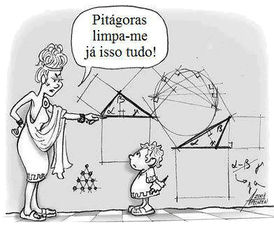 imagem com humor matemático do dia