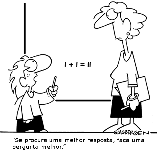 imagem com humor matemático do dia