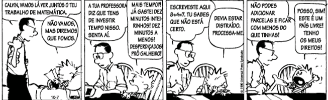 imagem com humor matemático do dia