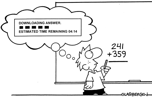 imagem com humor matemático do dia