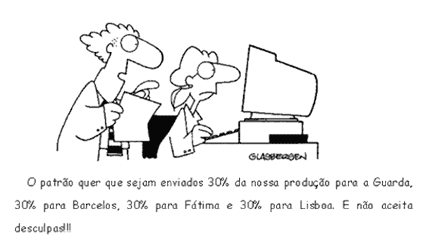 imagem com humor matemático do dia
