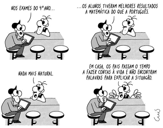 imagem com humor matemático do dia